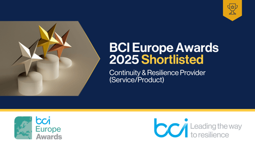 Shortlisted BCI Europe Awards 2025 - Continuity & Resilience Provider (Service_Product)